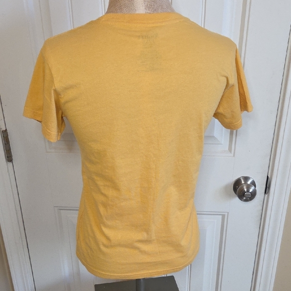 Yellow Sun Graphic Tee With Sunflowers - Picture 2 of 6